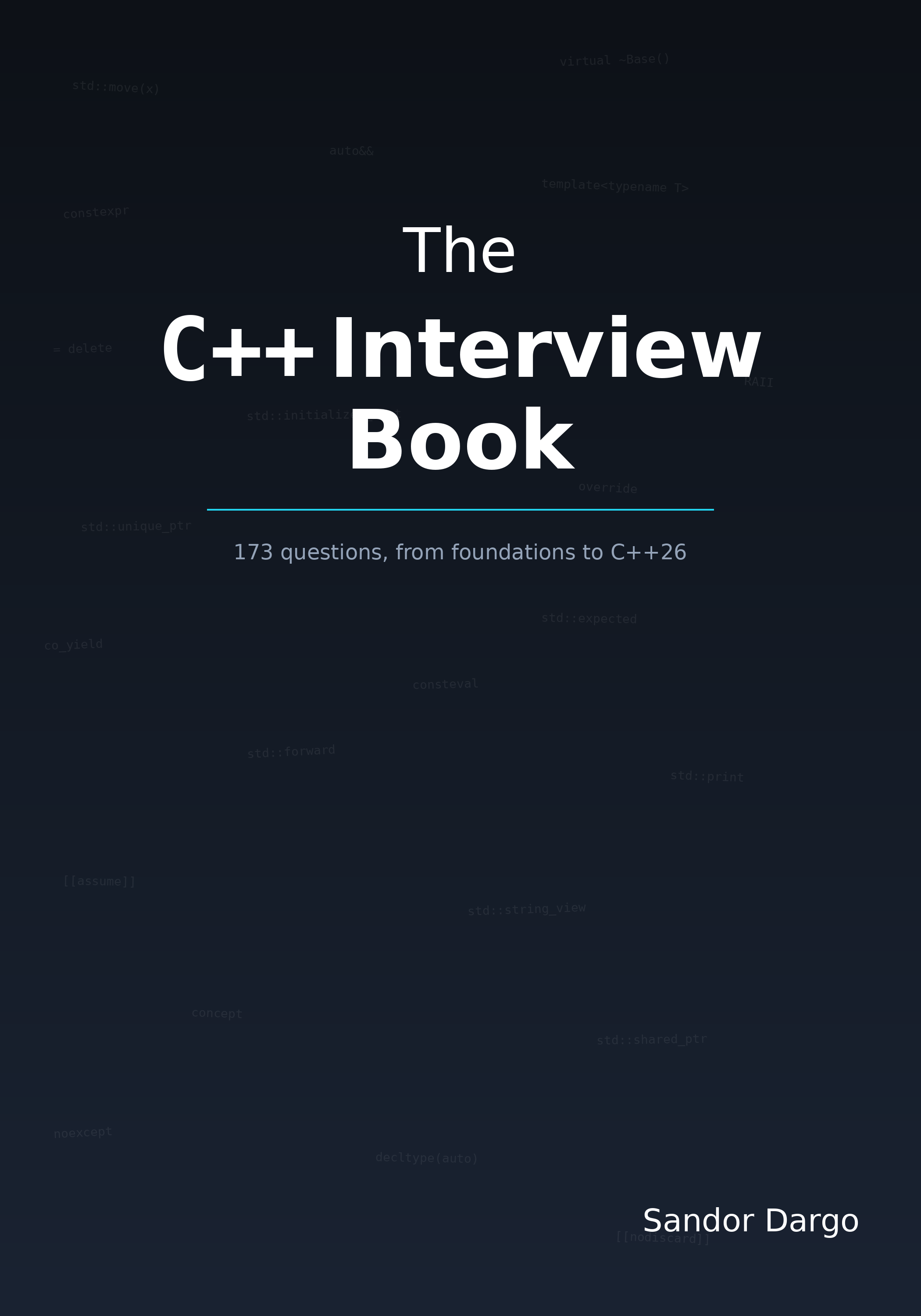 The C++ Interview Book cover